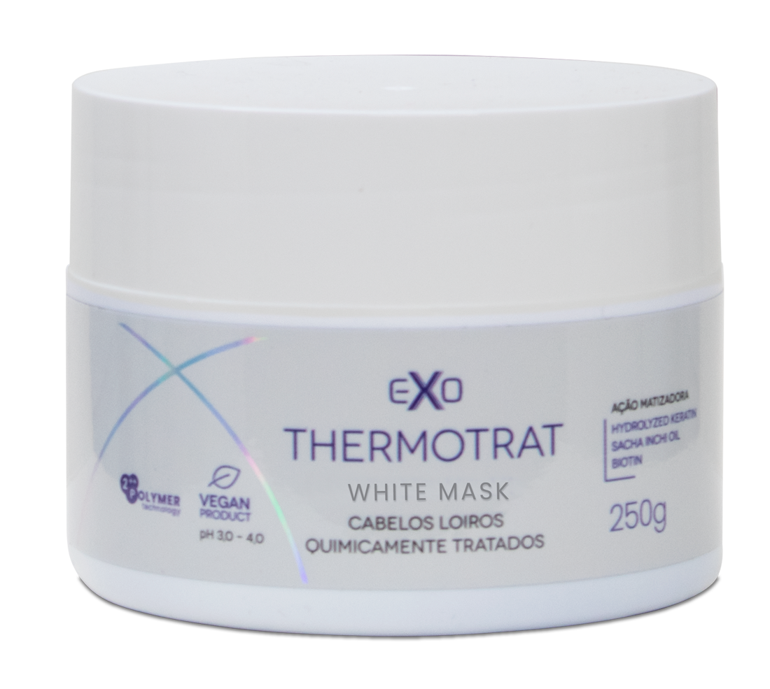 Thermotrat White Mask Home Care 250 g - Reestruturação Capilar loiros !